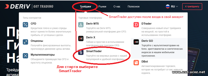 Binary.com Deriv.com - ставки на курсы валют. BetOnMarket